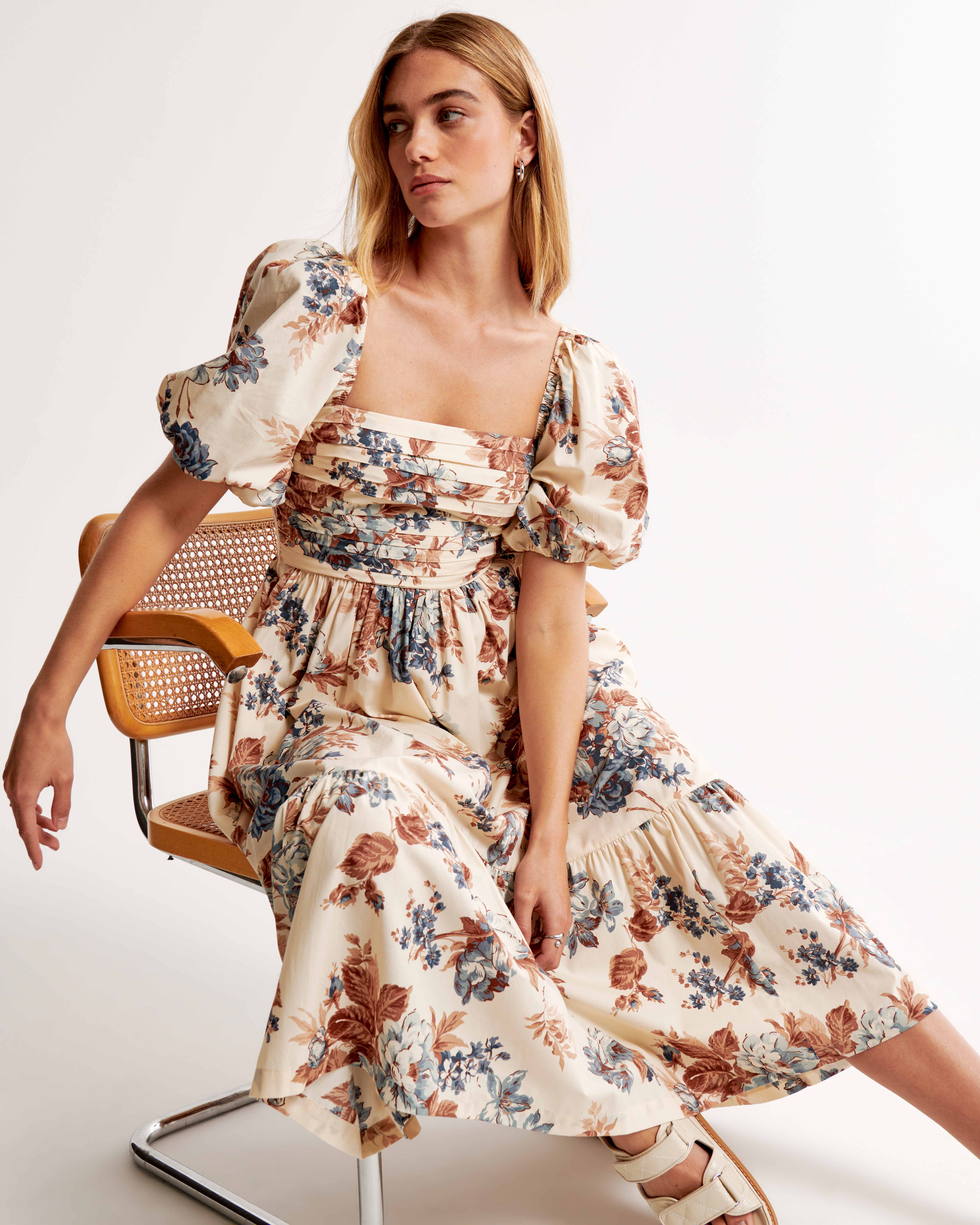 abercrombie floral dress